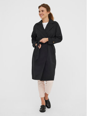 Vero Moda Curve Vero Moda Curve Trenčkot 10278572 Črna Regular Fit