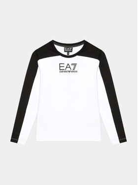 EA7 Emporio Armani EA7 Emporio Armani Bluză 6RBT65 BJ02Z 1100 Alb Regular Fit