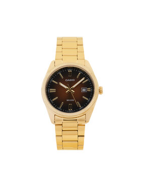 Casio Casio Zegarek MTP-1302PGC-5AVEF Brązowy