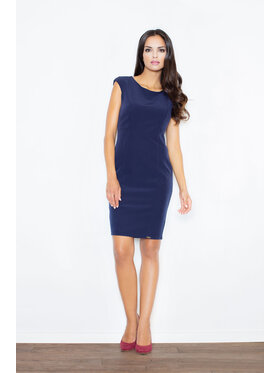 FIGL FIGL Šaty M378 Tmavomodrá Regular Fit