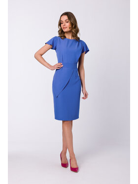 Stylove Stylove Sukienka codzienna S336 Niebieski Regular Fit