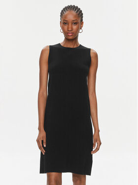 Calvin Klein Calvin Klein Sukienka dzianinowa Extra Fine Wool Shift Dress K20K206899 Czarny Regular Fit