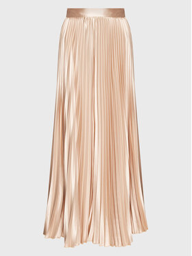 Glamorous Glamorous Plisuotas sijonas GS0409A Smėlio Regular Fit