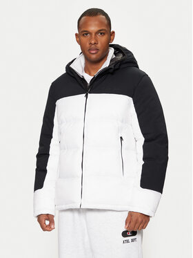 Champion Champion Vatovaná bunda 220345 Bílá Regular Fit
