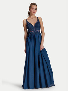 Hey Kyla Hey Kyla Rochie de seară 5AI081HK Bleumarin Slim Fit