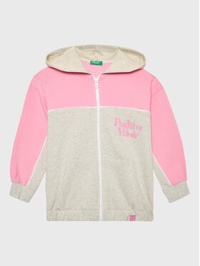 United Colors Of Benetton United Colors Of Benetton Суитшърт 3J68C501Y Сив Oversize