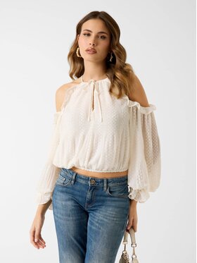 Guess Guess Top 182273 Bílá Classic Fit