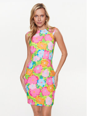 Chiara Ferragni Chiara Ferragni Poletna obleka 74CBO903 Pisana Slim Fit