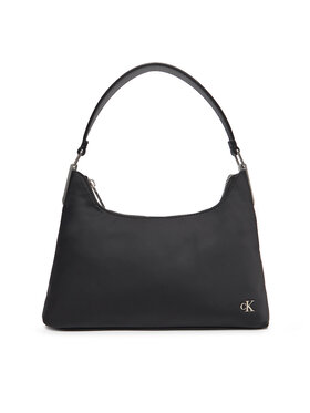 Calvin Klein Jeans Calvin Klein Jeans Geantă Satin Nylon Small Shoulder Bag LV04K3219G Negru