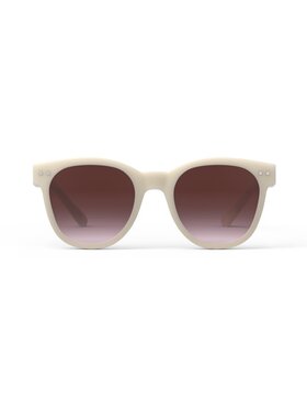 IZIPIZI IZIPIZI Okulary przeciwsłoneczne SUN Adult Białe złoto