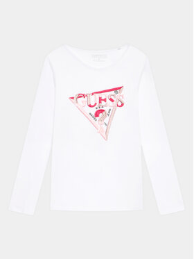 Guess Guess Blúzka J3YI50 K6YW4 Biela Regular Fit