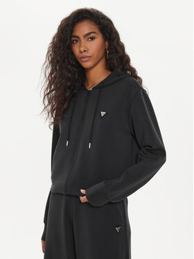 Guess Guess Суитшърт V4YQ06 KCAY2 Черен Regular Fit