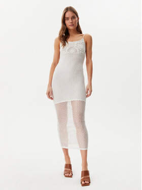 Guess Guess Sommerkleid E5GK07 Z3N30 Weiß Regular Fit