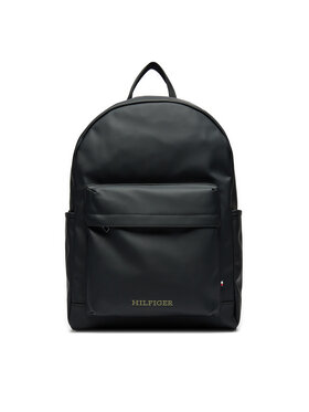 Tommy Hilfiger Tommy Hilfiger Rucsac Monotype Rain Pu Dome Bckpck AM0AM12679 Negru
