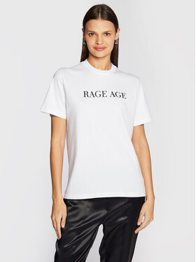 Rage Age Rage Age T-shirt Kaia Bianco Regular Fit