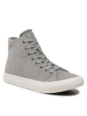 Tommy Hilfiger Tenisice Th Hi Vulc Street Suede FM0FM04797 Siva