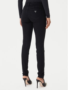 Guess Guess Jeans hlače Curve X. W2YAJ2 D4PZ1 Črna Skinny Fit