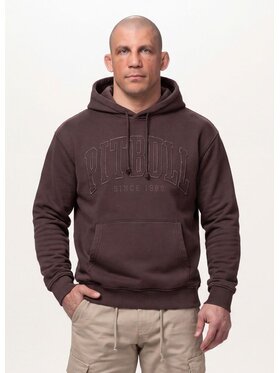 PITBULL PITBULL Bluza ORLANDO II Brązowy Regular Fit