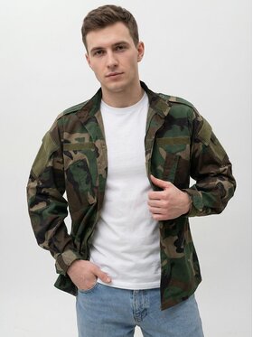 Jigga Wear Jigga Wear Bluza Taktyczna Wojskowa Militarna Moro Camo harcerska 130038 Zielony Regular Fit