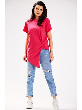 Infinite You Infinite You Bluzka M268 Fioletowy Basic Fit
