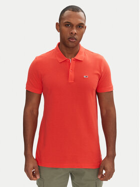 Tommy Jeans Tommy Jeans Polokošile DM0DM20676 Červená Slim Fit