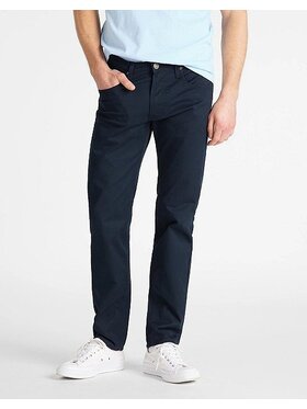 Lee Lee Spodnie materiałowe DAREN ZIP FLY Niebieski Straight Fit