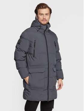 4F 4F Kurtka zimowa H4Z22-KUMP010 Szary Regular Fit