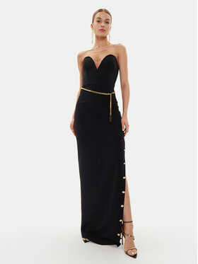 Elisabetta Franchi Elisabetta Franchi Φόρεμα βραδινό AB-629-46E2-V690 Μαύρο Slim Fit