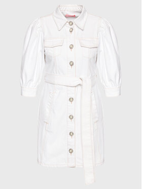 Custommade Custommade Robe en jean Karly 999448456 Blanc Regular Fit