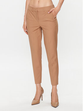 Marella Marella Kalhoty z materiálu Aprile 2331362038200 Hnědá Regular Fit