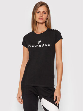 John Richmond John Richmond T-Shirt Winoski UWA21019TS Czarny Regular Fit
