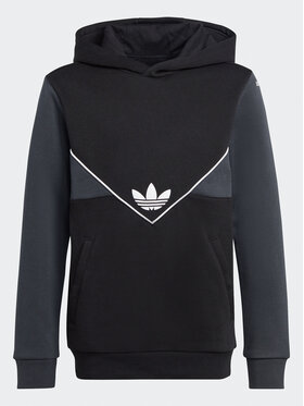 adidas adidas Bluza Adicolor Hoodie IC6228 Czarny Regular Fit