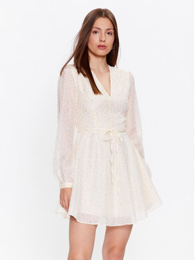 Glamorous Glamorous Každodenní šaty AN3090A Béžová Regular Fit