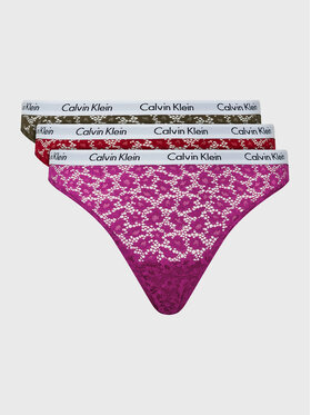 Calvin Klein Underwear Calvin Klein Underwear Sada 3 kusů brazilských kalhotek 000QD3925E Barevná