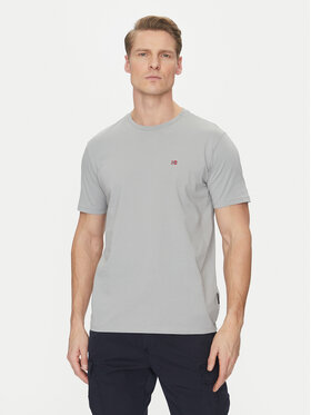 Napapijri Napapijri T-Shirt Salis NP0A4H8D Grau Regular Fit