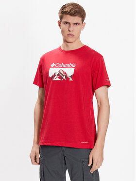 Columbia Columbia T-Shirt Thistletown Hills 1990764 Červená Regular Fit