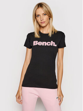 Bench Bench T-Shirt Leora 117360 Czarny Regular Fit