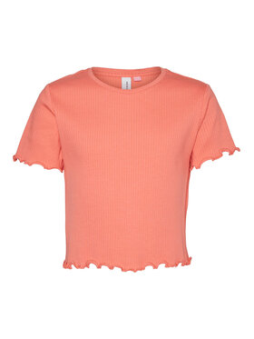 Vero Moda Girl Vero Moda Girl T-Shirt 10285290 Różowy Cropped Fit