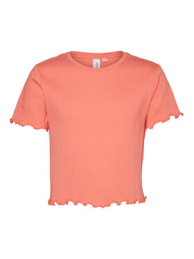 Vero Moda Girl Vero Moda Girl Tričko 10285290 Ružová Cropped Fit
