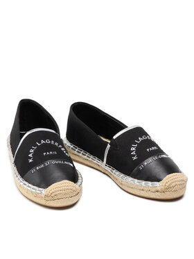 KARL LAGERFELD Espadrile KL80108A Crna