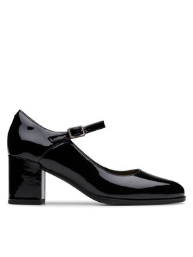 Clarks Clarks Poltopánky Freva 55 Strap 26181337 Čierna