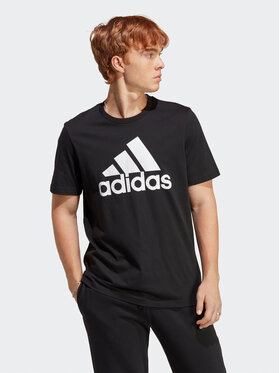 adidas adidas T-Shirt Essentials Single Jersey Big Logo T-Shirt IC9347 Schwarz Regular Fit