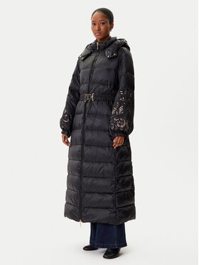 TWINSET TWINSET Geacă din puf 252TP2430 Negru Regular Fit