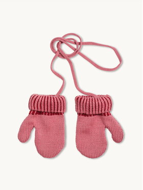 Happymess Happymess Rękawiczki Merino Różowy