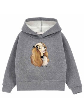 Monnalisa Monnalisa Felpa q-bab-67783 Grigio Regular Fit