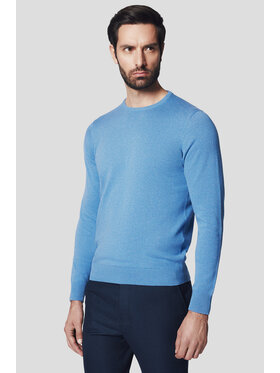 Lancerto Lancerto Sweter Simen SW073224000051 Niebieski Regular Fit