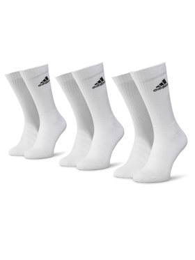 adidas adidas Набір з 3 пар низьких шкарпеток unisex Cush Crw 3PP DZ9356 Білий