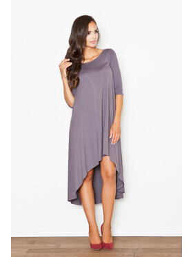 FIGL FIGL Šaty M392 Šedá Regular Fit