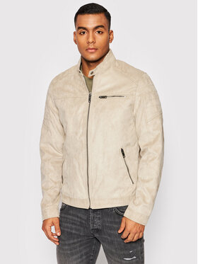 Jack&Jones Jack&Jones Яке от имитация на кожа Rocky 12147218 Бежов Regular Fit
