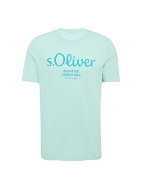 s.Oliver s.Oliver T-Shirt 28252 Turkusowy Comfort Fit